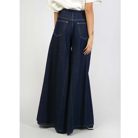 NEW sz 8 Maison Margiela MM6 Super Wide Leg Jeans - Picture 4 of 4